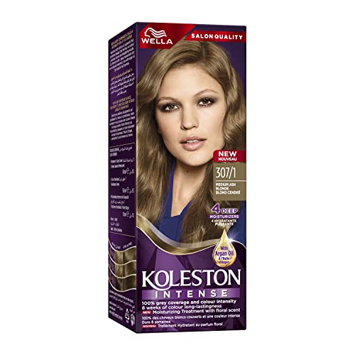 Wella Koleston Hair Color Creme 307/1 Medium Ash Blonde 100 ml