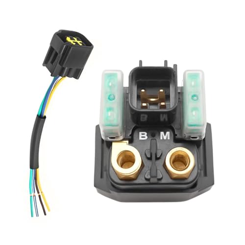 Mabutingti Relais solénoïde de démarreur et connecteur pour Yama-ha Raptor 700 700R 250 125 2006+ Kodiak 450 2018+