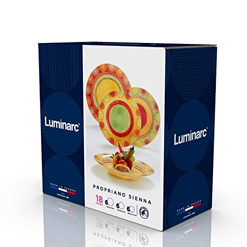 PAGANO Servizio Piatti x 12 Persone con Bicchieri