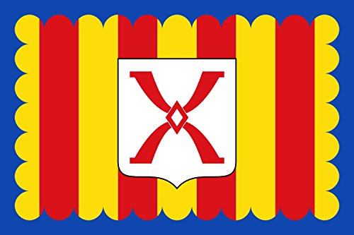 magFlags Bandiera Large Ham-sur-Heure-Nalinnes | Municipal flag of Ham-sur-Heure-Nalinnes, Belgium | bandiera paesaggio | 1.35 m² | 90x150cm