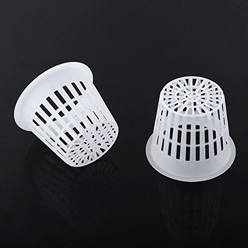 KIMISS Hydroponic Plant Net Cup Baskets 10pcs Heavy Duty Mesh Pots for Indoor Plant Growing Potting Solution for Hydroponics - Image 4