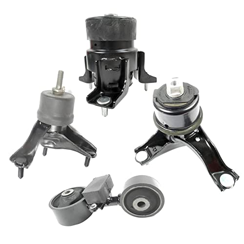 CF Advance Compatible with 07-09 Toyota Camry 2.4L Engine Motor and Automatic Transmission Mount Set of 4PCS 2007 2008 2009 4274 4288 4295 62009