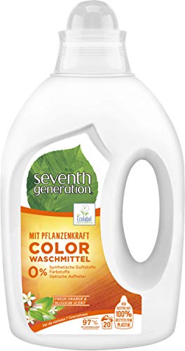 Seventh Generation Waschmittel Color Fresh Orange & Blossom Scent 20 Wäschen, 1000 ml