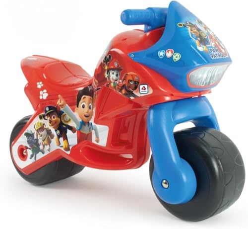 Moto Porteur Enfant 18 Mois à 3 Ans sans Pédales Trotteur pour Bebe - Twin Dessert Pat Patrouille Stable + Ergonomique Moto Draisiènne 2 Ans Roues Larges +...
