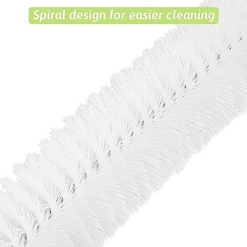 Image of Sewer Drain Brush, Drain Clog Remover, 17inch Flexible Long Pipe Hair Clogs Catcher Cleaner Tool for Toilet, Kitchen Sink, Bathroom Tub, Sewer Drain