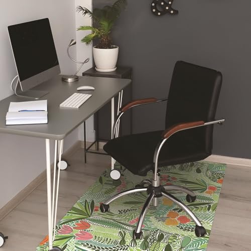Protège-sol imperméable et tapis de chaise antidérapant PVC