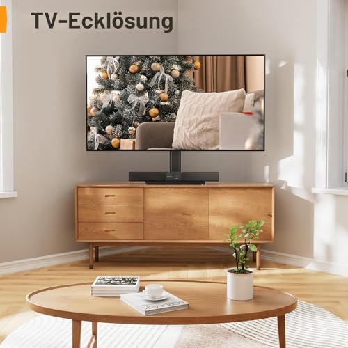TV Ständer TV Standfuss Schwenkbarer für OLED LCD Flach & Curved