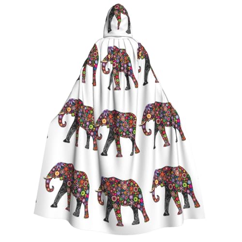 Cape à capuche éléphant et viking pour vos soirées cosplay d'Halloween et Noël