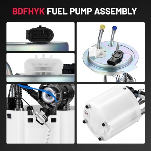 Image of BDFHYK Eletric Fuel Pump Assembly E3706M Compatible with Chevrolet Avalanche Suburban 1500, Compatible with GMC Yukon XL 1500, V8 5.3L 2005-2007, Replaces MU1474