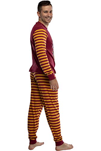 Harry Potter Hogwart's House Crest Tight Fit Adult Cotton Pajama2