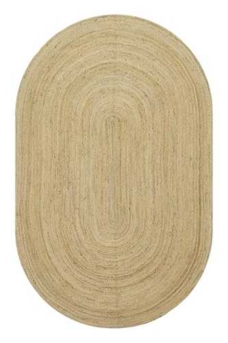 Tapis tressé main en jute pour créer une descente de lit confortable - 2