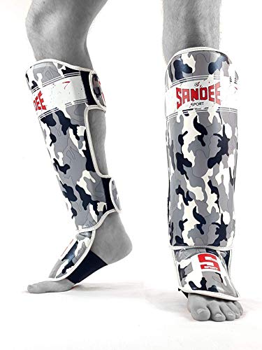 Protège-tibias Muay Thaï Sandee S/M pour vos sessions de sparring