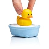 TUBBZ Mini: Splash Bath Fizzer with Surprise Rubber Duck in Blue Bathtub – Fun Fragranced Bath Additive and Gift for Kids and Collectors