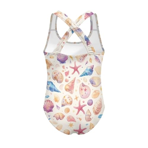 Image of Girls One Piece Bathing Suit,Slim-Fit Ruffle Strap Swimsuit with Adjustable Strap Quick Dry Summer Beach Swim Suit