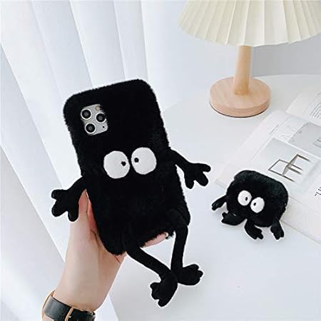 Amazon Co Jp モコモコ まっくろくろすけ Iphoneケース スマホケース Iphone11 家電 カメラ