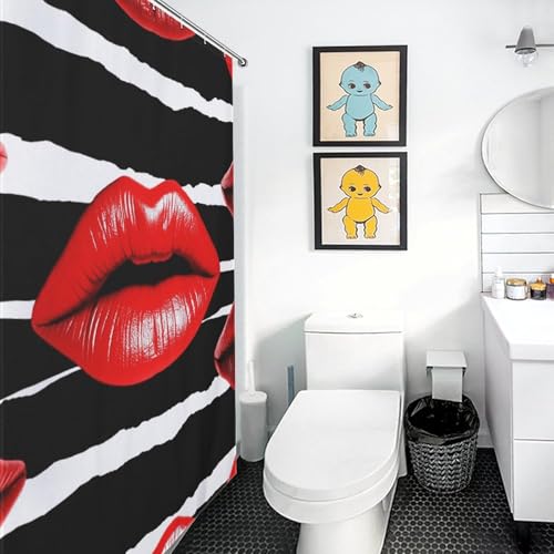 Rideau de douche imperméable 140x183 cm avec œillets métalliques - 6