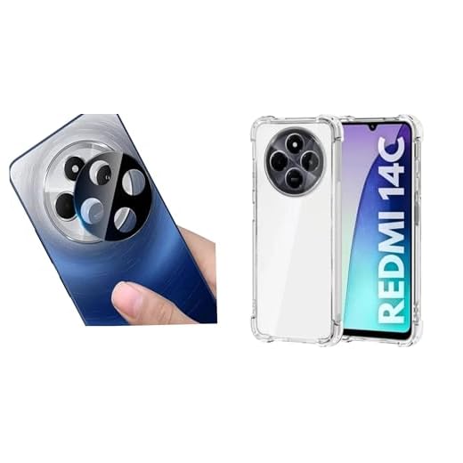 Kit Full Para Xiaomi Xiaomi Redmi 14C - Capa Antishock + Película Da Lente