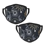Sun and Moon Celestial Pattern Fashion Face Protections for Man and Woman Face Mouth Cover Dust...
