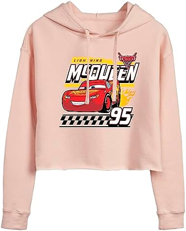 パーカー・フーディ MCQUEEN MCQUEEN LOGO CROPPED HOODIE Amazon.com: Disney Cars - Lightning McQueen Race Winner