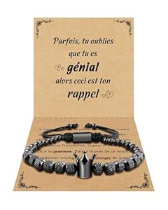 Bracelet Homme Couronne VGWON - Cadeau Anniversaire Original