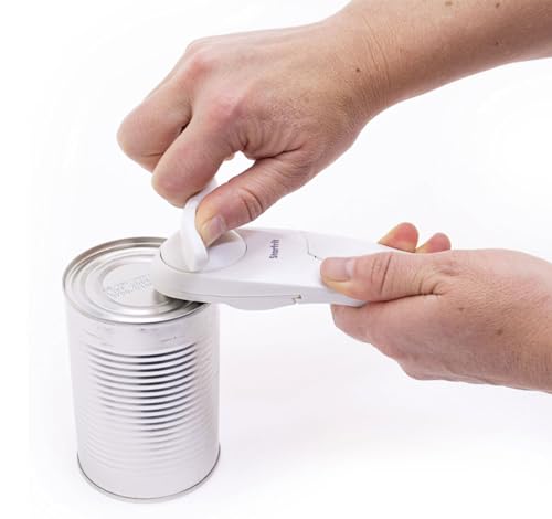 Starfrit Little Beaver Can Opener - Safe - Holds and Leaves No Sharp Edges on Lid - Comfort Grip - 3 year warranty - White - Image 5