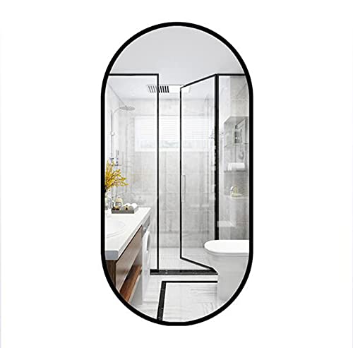 Miroir de salle de bain ovale pour agrandir une petite pièce d'eau