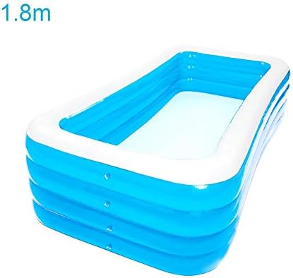 Inflatable Pool Oversize 1-8 Peoples PVC Thickened Abrasion Resistant Swimming Pool Family Interaction Summer Water Party Swimming Pool for Kids Adults Swimming Pools for Garden,Backyard, Outdoor