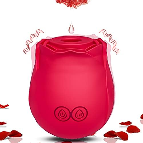 Rose Toy for Women Licking and Sucking Rose with USB Fast Charge Portable Rose for Women with Modes Tongue Machine M7R1
