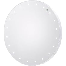 RIKI LOVES RIKI GLAMCOR Home Fogless Shower Shaving Mirror with Lights | Heated Instant Fog-Free Glass, Secure Magnetic Mount, HD LEDs and Rechargeable Batteries