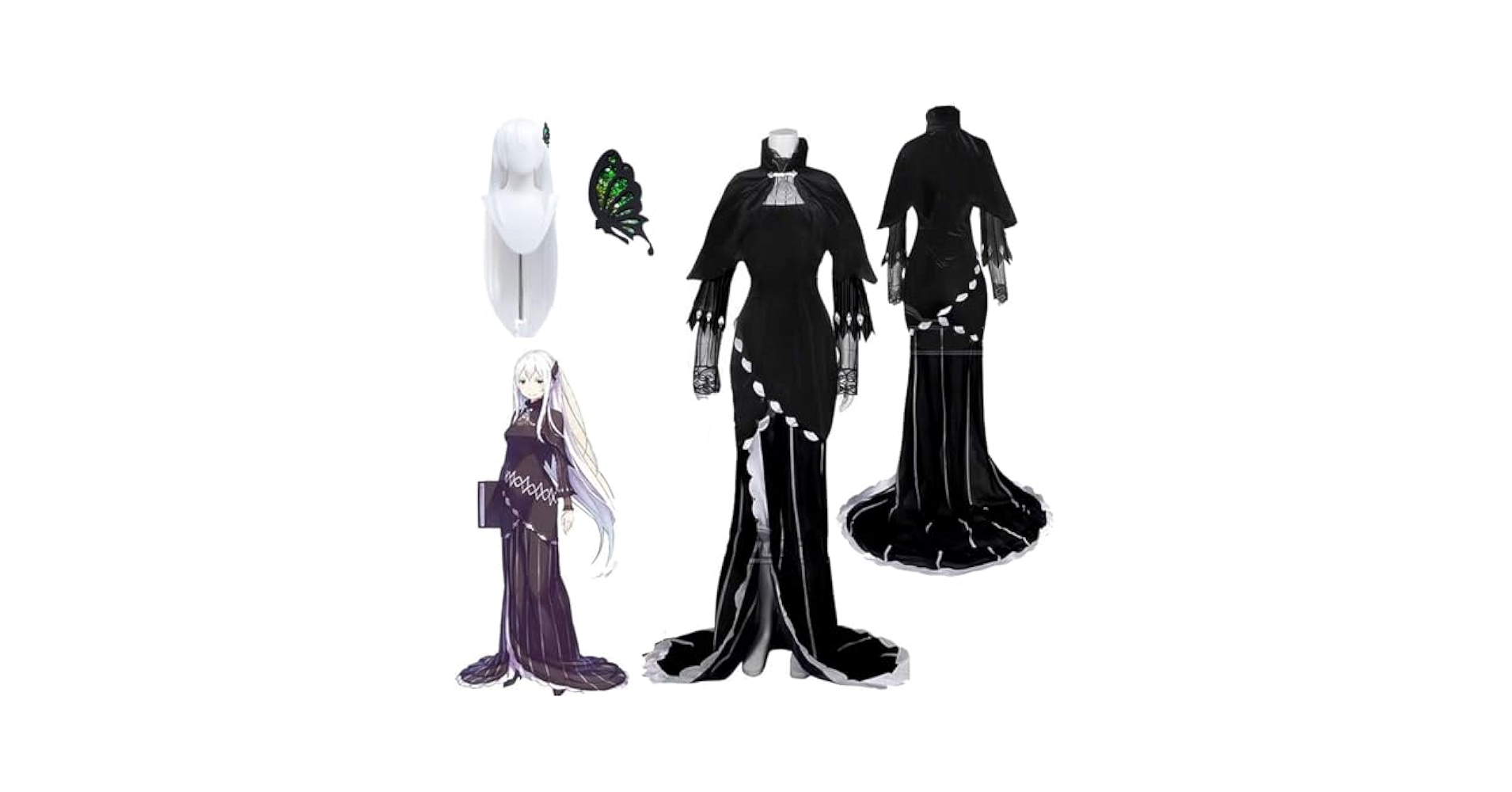 Amazon.co.jp: リゼロ エキドナ コスプレ衣装 Reゼロから始める