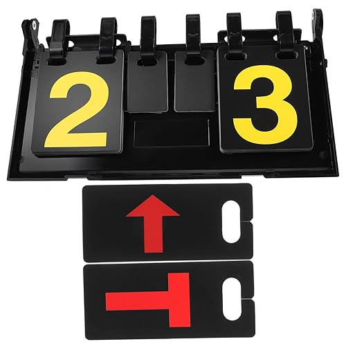 Abaodam Basketball Scoreboard Tennis Scorekeeper for Net Portable Scoreboard for Sports PVC Easy to Carry Intuitive Design