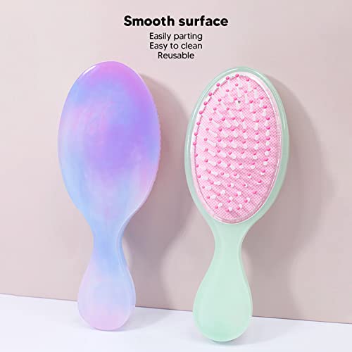 Hair Comb & Mirror Soft Silicone Mold, Handcraft Gasbag Hair Brush Making Mold with 1 Paddle Brush - Image 3