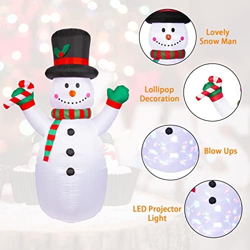 7 FT Christmas Inflatable Snowman 