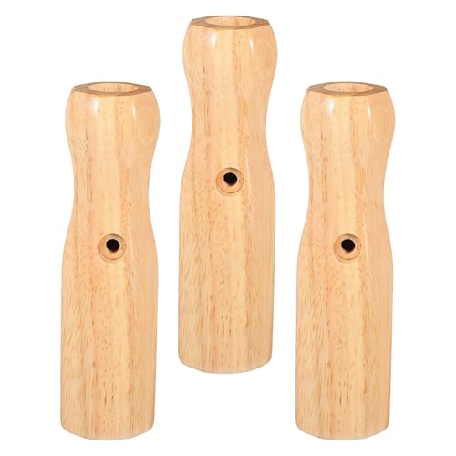 Poignées de rechange en bois pour baby-foot accessoires de barre octogonales antidérapantes