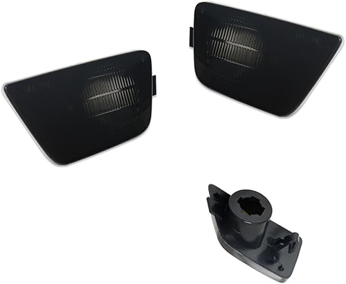 ADIIL Kit de carcasa de luz de marcador lateral de parachoques delantero ahumado para Chevy Cruze 2011-2015