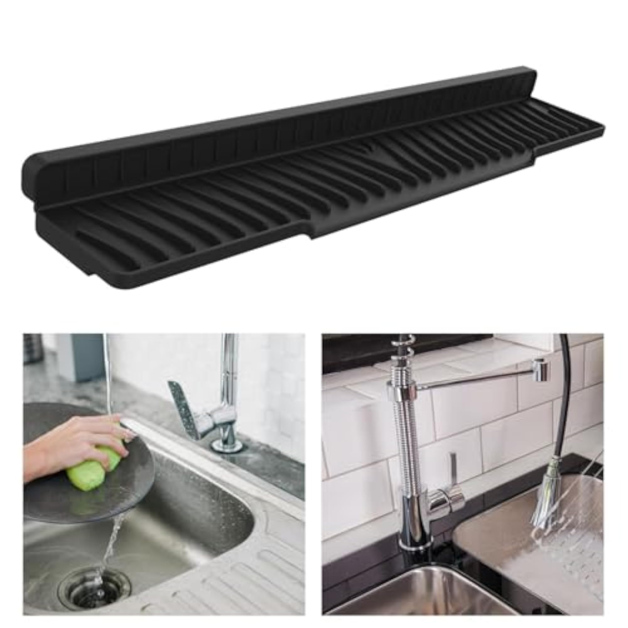 Faucet Mat for Kitchen Sink, Washable, Anti Slip