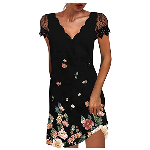 Rockabilly Kleider Damen,Kleider hm,für große Frauen,leinen Kleider,Kleid...