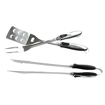 Napoleon 3 Teiliges Edelstahl Grillbesteck