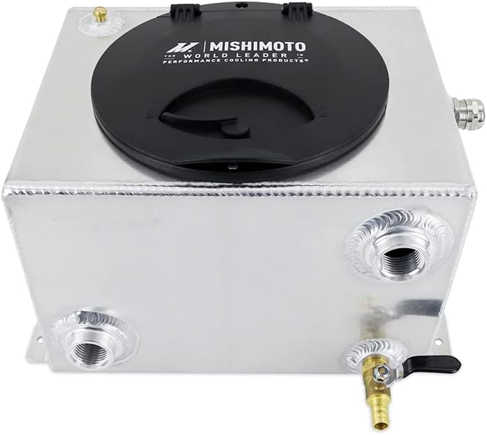 Tanque de gelo para intercooler ar-água Mishimoto MMRT-A2W-25N em alumínio 6061 – 9,46 L