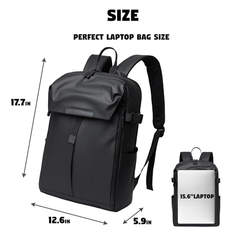 UMJOFA Mochila esportiva de 15,6 polegadas para laptop com bolso frontal expansível, Azul, 32*15*45c