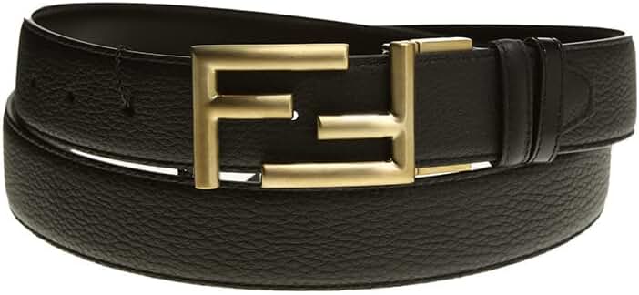 Amazon | [フェンディ] リバーシブル FFバックル レザーベルト