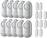 Window Door Alarm, Toeeson 120db Pool Alarm for Door, Door Security Alarms for Home