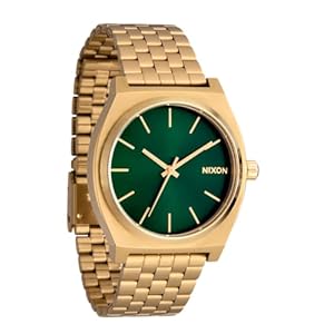Nixon 男性用 ワンサイズ 1032 One Size Gold-Tone/Green Sunray