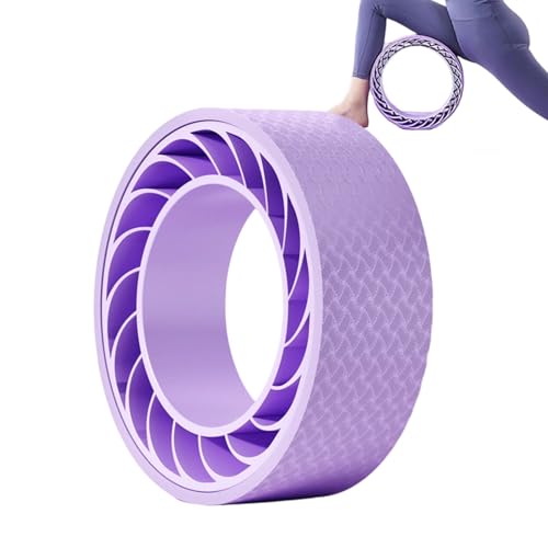 Roue anti-dérapante de yoga pour le fitness à la maison et l'étirement du dos