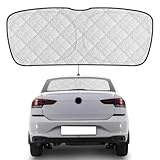 Compatibilité : Pare-Soleil pour Lunette Arrière compatible avec VW Polo MK6 2017 2018 2019 2020 2021 2022 2023 2024 2025 2026, design précis et anneaux en acier renforcé en font assez pour que le pare-soleil s'adapte précisément à la fenêtre, pas besoin de ventouses pour le maintenir en place, lieu Il ne s'affaissera pas ou ne s'effondrera pas
