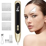 Muttermal Entfernen, Warzen Entfernen Stift mit 12 Stärke Stufen, USB Aufladbar LCD-Bildschirm, Mole Removal für alle Arten Warzen, Nävus, Muttermale, Tattoo, Pigmentflecken, Altersflecken