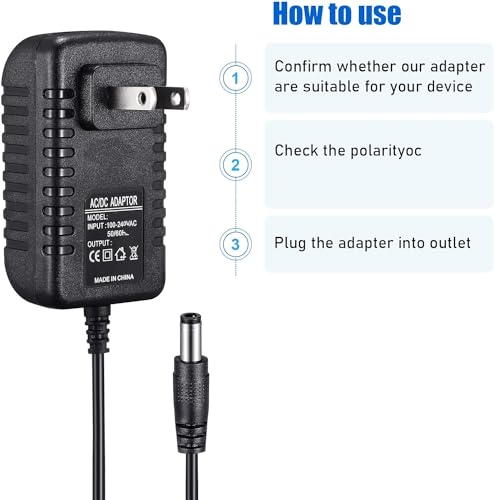 Latskrpk AC/DC Adapter Compatible with Toshiba LADP2000-3A IPT IP5000 Digital Business Phone IP Series Telephone Power Supply Cord Cable Wall Charger Mains PSU