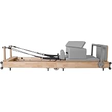 Reformer Pilates Machine Gym Fitness Equipment For Home Workout Wood For Stretching Balance Yoga Exercise