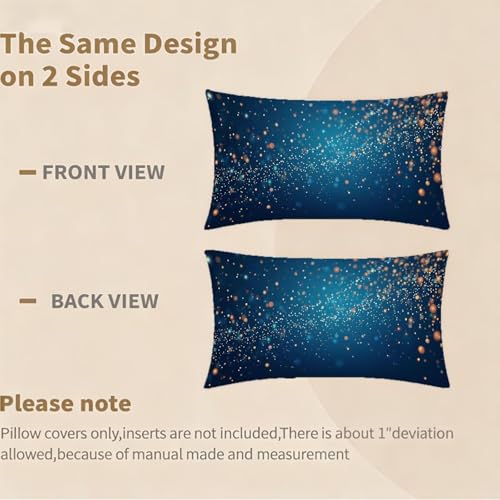 Housse coussin 50x70cm velours bleu d'une douceur exceptionnelle et durable