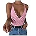Produktbild Damen V-Ausschnitt Ärmellose Sling Weste Einfarbig Sexy Tank Tops